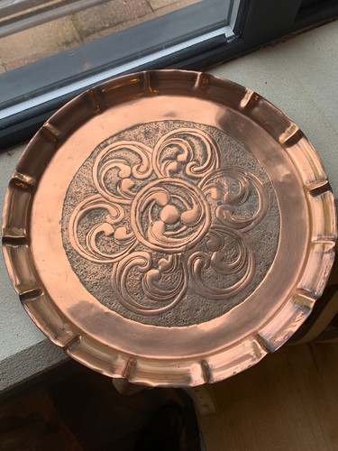 Arts crafts copper - copper, repoussee