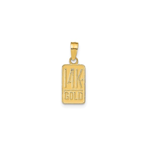 14k solid yellow gold - solid,