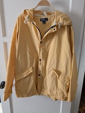 Polo Ralph Lauren XL Large Yellow Cotton Jacket Lightweight Coat Fisherman 90s
