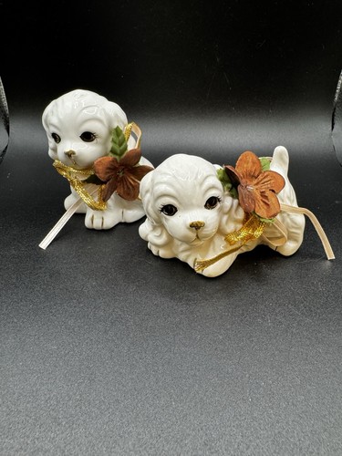 Pair vintage white - pair,