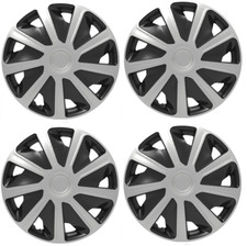 4x 15" MOTORHOME / VAN / CAMPER WHEEL TRIMS DEEP DISH FORD / PEUGEOT / FIAT 