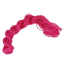 1 roll 25m Nylon Cord Thread Chinese Knot Macrame Rattail Bracelet Braided3593