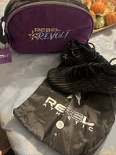Rebel Revolt Cheer Shoes Size 7.5 Black New W/tags And Shoe Bag