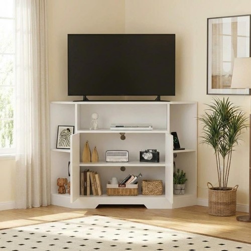 Corner stand for tvs to - corner,