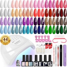 Gel Nail Kit with 24 Colours