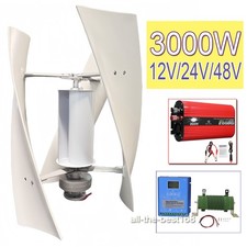 3KW Wind Turbine Generator Electric Producer Controller Power Inverter 12/24/48V