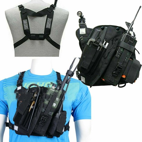 Tactical harness radio pocket - tactical,