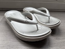 Fitflop Relief Recovery Metallic Silver Toe Post Sandals Size UK 6 - New No Box