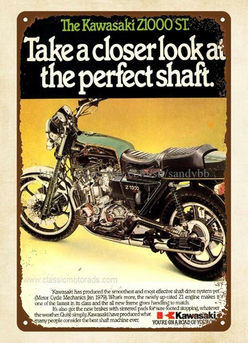 Motorbike z1000st 1979 metal - motorbike,