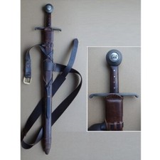 Quality Brown Leather Scabbard