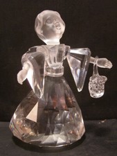 SWAROVSKI SILVER CRYSTAL Christmas "ANGEL" IN BOX Figurine Statue Sculpture