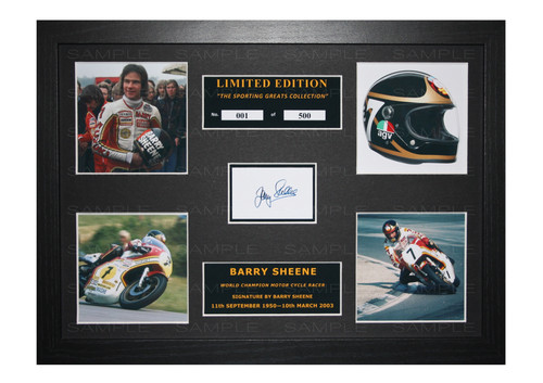 Barry sheene signed ltd - sheene,