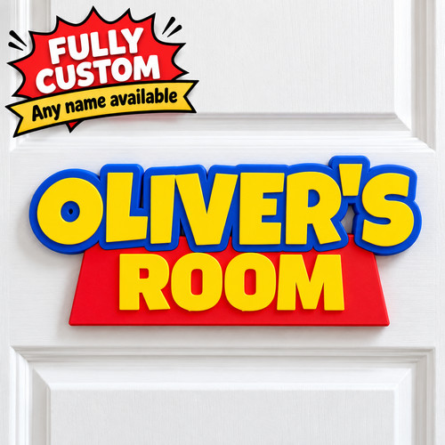 Personalised kids bedroom door - bedroom,