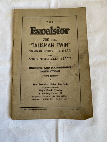 Excelsior talisman twin 250cc - excelsior,