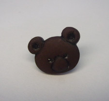 Pack Of 6 Teddy Bear Face Head