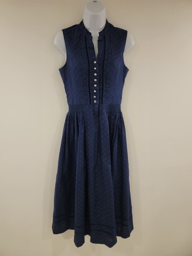 Vintage dress blue long - blue,