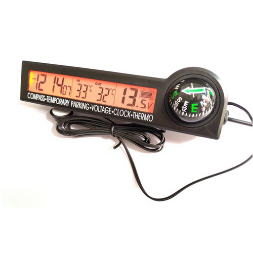 Car digital clock thermometer - car,