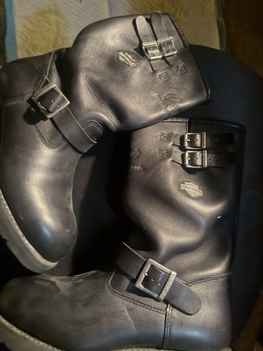 Harley davison vintage boots - harley,
