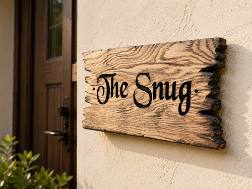 Personalised solid oak - oak, house