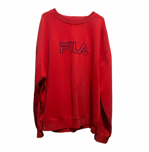 Fila vintage men red crew - fila,