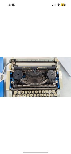Vintage 70s blue - vintage, olympia