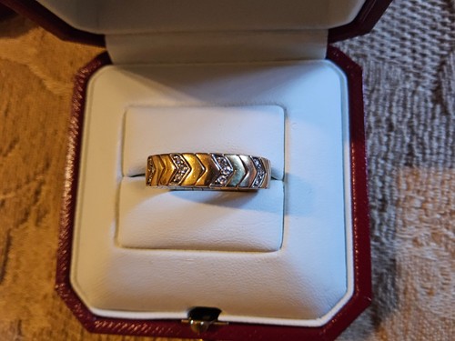 Cartier vintage chevron ring - cartier,