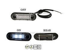 White Hella Style Led Flush