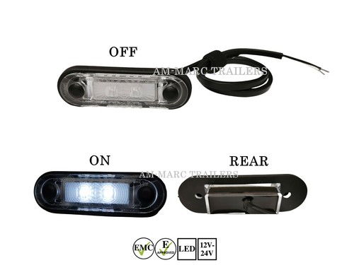 White hella style led - white,