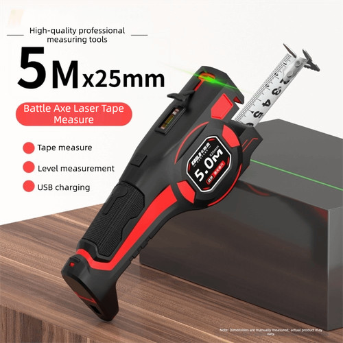 1xlaser tape measure 3in - measure, 1