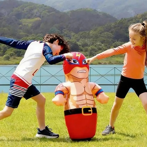 Inflatable standing punch bag - inflatable,