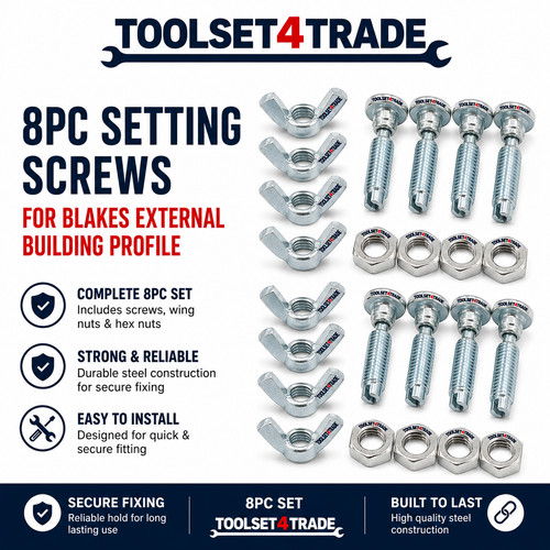 8pc setting screws for blakes - 8pc,