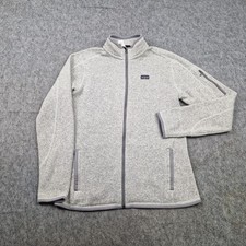 Patagonia Fleece Womens Large Grey Better Sweater Jacket Gorpcore Hiking Trek