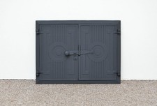 43.7 x 32.7 cm cast iron fire