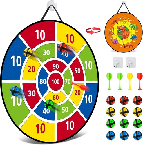Inch kids dart board - 26, set