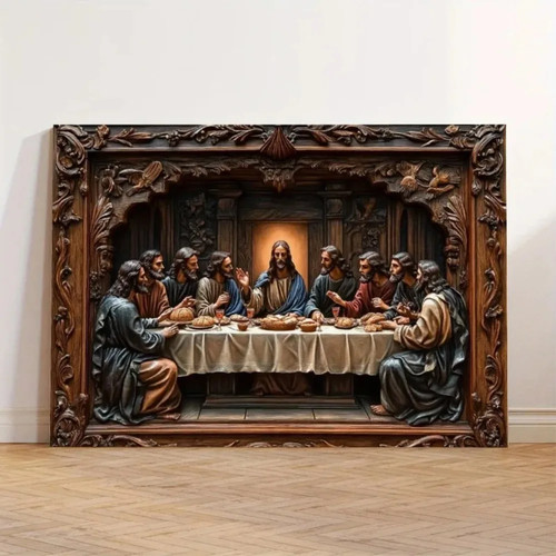 The last supper - supper, framed