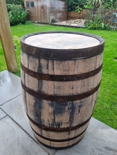 RESTORED RUSTIC WHISKEY BARREL - HOME BAR - HOME DECOR - MAN CAVE- GARDEN