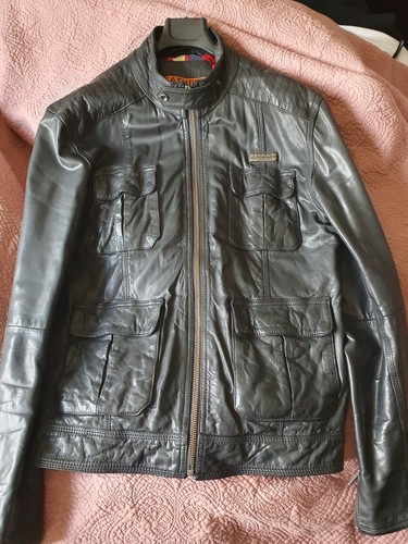 Superdry men black leather - superdry,