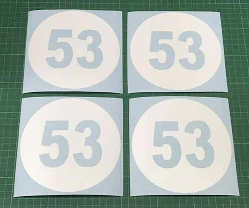 Wheelie bin decals - x,
