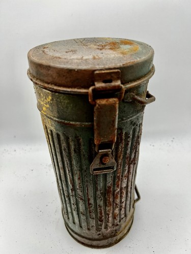German ww2 gas mask canister - ww2,