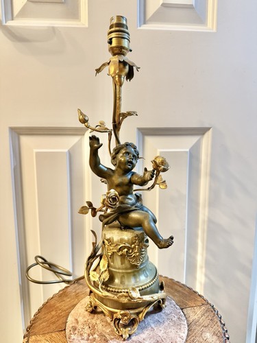 Bronze ormolu and - and, marble