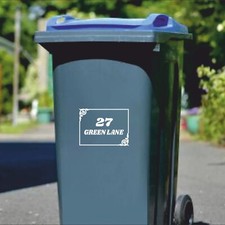 Custom Wheelie Bin SIGNS,x3