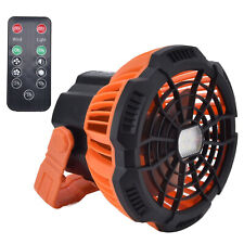 Camping Fan With Light Silent USB Charging 180° Rotation Portable Hook Design 5