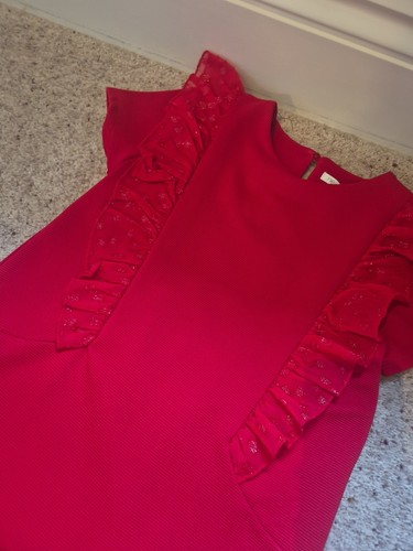 Girls red dress - red,