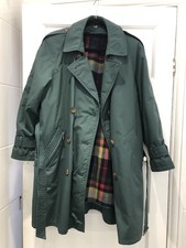 Vintage Forest Green Trench