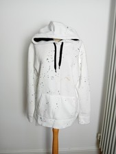 Hollister Hoodie Size M White