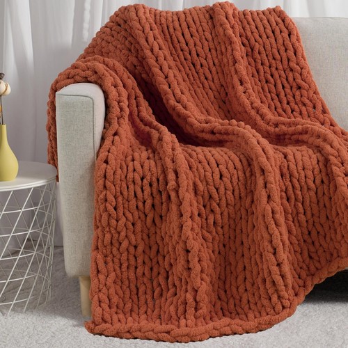 Carriediosa chunky knit throw - chunky,