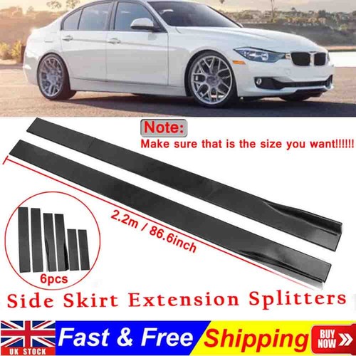 Gloss black side - gloss, skirt