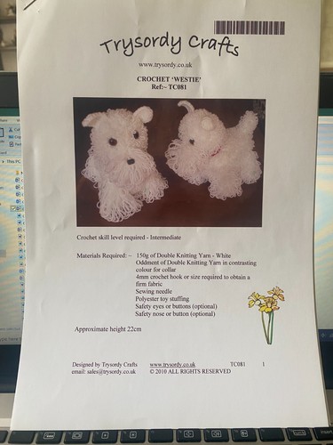 Crochet pattern trysordy - pattern,