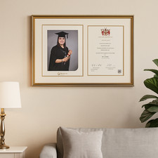 22mm Gold Graduation Photo &