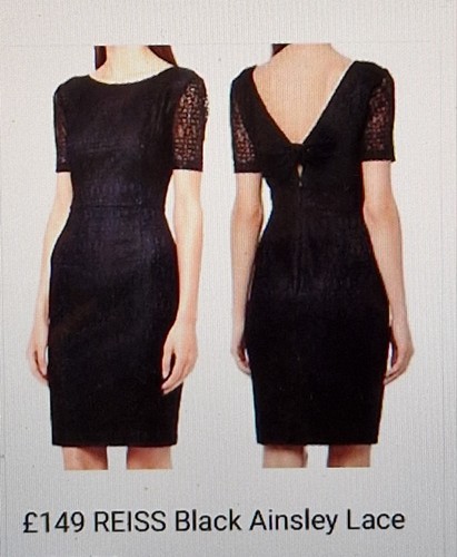 Reiss ainsley black lace - ainsley,